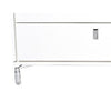 Ida 60 Inch TV Entertainment Console Drawer Pull Down Door White Lacquer By Casagear Home BM317018