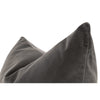 Kodi 26 Inch Set of 2 Accent Throw Pillows Down Fill Dark Gray Velvet By Casagear Home BM317158