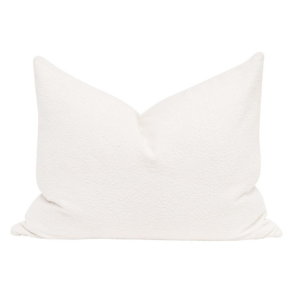 Tomi 34 Inch Set of 2 Boucle Accent Pillows Down Fill White Boucle Fabirc By Casagear Home BM317161