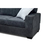 Rosy 77 Inch Sectional Sofa with L Shape Reversible Chaise Gray Chenille By Casagear Home BM317389