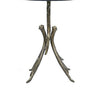 31 Inch Modern Table Lamp Black Drum Shade Unique Gilt Base Bronze Metal By Casagear Home BM317472