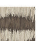 Doen 5 x 7 Medium Area Rug Abstract Wavy Strip Design Cream Brown By Casagear Home BM318231