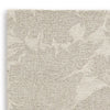 Adas 8 x 10 Large Area Rug Hand Tufted Floral Pattern Beige Wool By Casagear Home BM318236