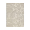 Adas 8 x 10 Large Area Rug, Hand Tufted Floral Pattern, Beige Wool By Casagear Home