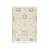 Kia 5 x 7 Medium Area Rug Handwoven Floral Patterns Beige Brown Wool By Casagear Home BM318247