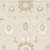 Kia 5 x 7 Medium Area Rug Handwoven Floral Patterns Beige Brown Wool By Casagear Home BM318247