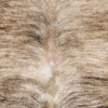 Meni 6 x 8 Medium Area Rug Machine Woven Faux Fur Animal Print Brown By Casagear Home BM318249