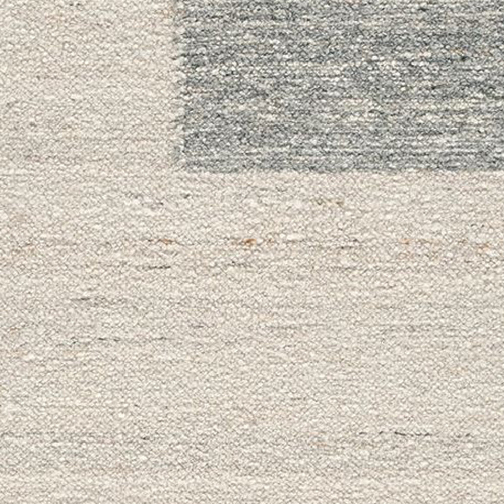 Rusy 8 x 10 Large Area Rug Handwoven Classic Stripes Gray Polyester By Casagear Home BM318264