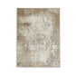 Lae 5 x 7 Medium Area Rug Machine Woven Abstract Art Design Brown Gray By Casagear Home BM318269