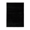 Stebin 5 x 7 Medium Area Rug, Shag Style, Abstract Design Black Polyester By Casagear Home