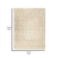 Aden 8 x 10 Large Area Rug Handwoven Basket Weave Design Beige Polyester By Casagear Home BM318276