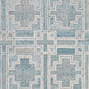 Lesy 5 x 7 Medium Area Rug Hand Tufted Geometric Design Gray Ivory Wool By Casagear Home BM318277