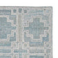 Lesy 8 x 10 Large Area Rug Hand Tufted Geometric Design Gray Ivory Wool By Casagear Home BM318278