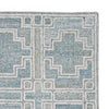 Lesy 8 x 10 Large Area Rug Hand Tufted Geometric Design Gray Ivory Wool By Casagear Home BM318278