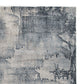 Richard 5 x 7 Medium Area Rug Abstract Machine Woven Gray Polyester By Casagear Home BM318281