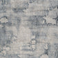 Richard 5 x 7 Medium Area Rug Abstract Machine Woven Gray Polyester By Casagear Home BM318281