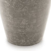 Lery Flower Vase Home Decor Tapered Neck High Gloss Gray Metal Finish By Casagear Home BM318284