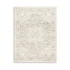 Wei 8 x 10 Large Area Rug Persian Inspired Medallion Motif Ivory Beige By Casagear Home BM318288