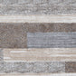 Beny 5 x 7 Medium Area Rug Abstract Stripe Pattern Gray Brown Cream By Casagear Home BM318289