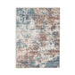 Bea 8 x 10 Large Area Rug Machine Woven Abstract Pattern Brown Blue By Casagear Home BM318297