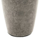 Rock 12 Inch Flower Vase Decorative Thin Neck High Gloss Gray Finish By Casagear Home BM318319