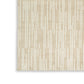 Stebin 5 x 7 Area Rug Shag Style 15mm Pile Cream Polyester Washable By Casagear Home BM318329