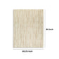 Stebin 5 x 7 Area Rug Shag Style 15mm Pile Cream Polyester Washable By Casagear Home BM318329