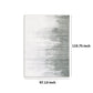 Mili 8 x 10 Area Rug Abstract Pattern Washable Gray White Polyester By Casagear Home BM318332