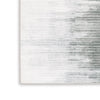 Mili 5 x 7 Area Rug Abstract Pattern Washable Gray White Polyester By Casagear Home BM318333