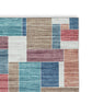 Nami 5 x 7 Area Rug Multicolored Geometric Design Polyester Cotton Blend By Casagear Home BM318340