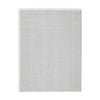 Isha 8 x 10 Area Rug, Stripe Design in Ivory Hues, Polyester, Jute Backing By Casagear Home