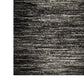 Rebecca 8 x 10 Area Rug Black White Refined Stripe Pattern Soft Pile By Casagear Home BM318347