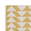 Hamley 8 x 10 Area Rug Indoor Outdoor Geometric Prints Yellow White By Casagear Home BM318371