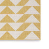 Hamley 8 x 10 Area Rug Indoor Outdoor Geometric Prints Yellow White By Casagear Home BM318371