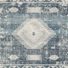 Daisy 5 x 7 Area Rug Indoor Outdoor Persian Pattern Polyester Gray Blue By Casagear Home BM318376