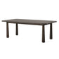 Cid Seby 87 Inch Dining Table Rectangular Top Espresso Brown Solid Wood By Casagear Home BM318417