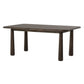 Cid Seby 71 Inch Dining Table Rectangular Top Espresso Brown Solid Wood By Casagear Home BM318419