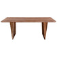 Jax Dining Table 81 Inch Rectangular Acacia Wood Top Natural Brown By Casagear Home BM318479