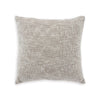 Throw Pillow Set of 4 20 Inch Square Brown and White Cotton Woven Texture By Casagear Home BM318536