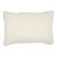 Lumbar Pillow Set of 4 14 x 22 Inch Polyester Handwoven Beige Cotton By Casagear Home BM318547