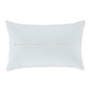 14 x 22 Lumbar Pillow Set of 4 Indoor Outdoor Stay Text White Black By Casagear Home BM318549