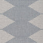 Adena 8 x 10 Area Rug Indoor Outdoor Hand Tufted Geometric White and Blue By Casagear Home BM318565