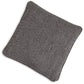 Toen 22 Inch Accent Pillow Set of 4 Indoor Outdoor Dark Gray Polyester By Casagear Home BM318580