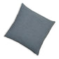 Ina 22 Inch Accent Throw Pillow Set of 4 Square Classic Blue Cotton Linen By Casagear Home BM318587