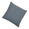 Ina 22 Inch Accent Throw Pillow Set of 4 Square Classic Blue Cotton Linen By Casagear Home BM318587