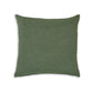 Ina 22 Inch Accent Throw Pillow Set of 4 Square Green Cotton Linen By Casagear Home BM318588