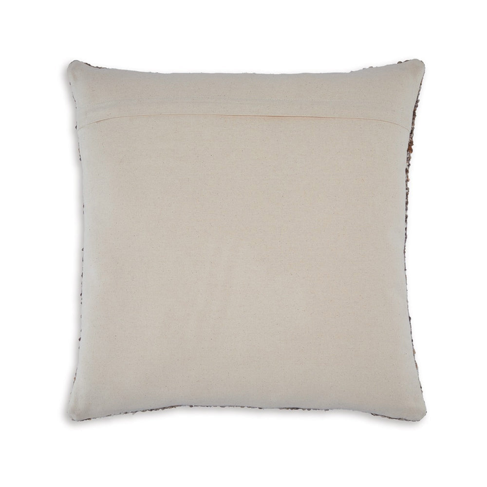 Nely 22 Inch Accent Pillow Set of 4 Handwoven Abstract Design Ivory Brown By Casagear Home BM318593