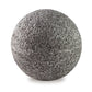 Zean 6 Inch Tabletop Sculpture Set of 3, Sphere, Gray Faux Cement Look By Casagear Home