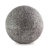 Zean 8 Inch Tabletop Sculpture Set of 3 Sphere Gray Faux Cement Look By Casagear Home BM318601