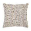 Lora 20 Inch Accent Pillow Set of 4 Textured Stripe Pattern Ivory Gray By Casagear Home BM318619